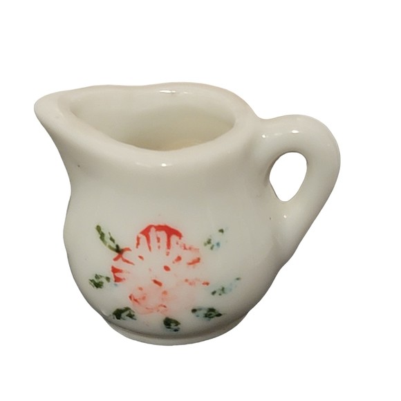 Lot Of 7 Vtg Gumball Machine Prizes Multicolor Ceramic Cups Pot Tea Set For Kids - Picture 8 of 12